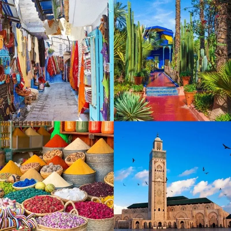 Tour de 10 días por Marruecos desde Casablanca