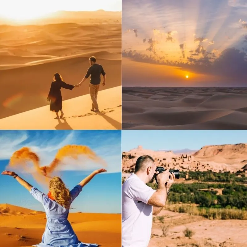 Valise avec des essentiels de voyage pour le Maroc