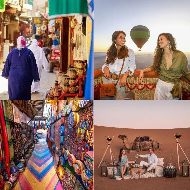 A friendly local guide in a Moroccan medina